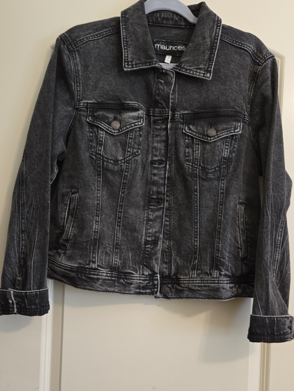 Maurices Jeans Jacket, distressed